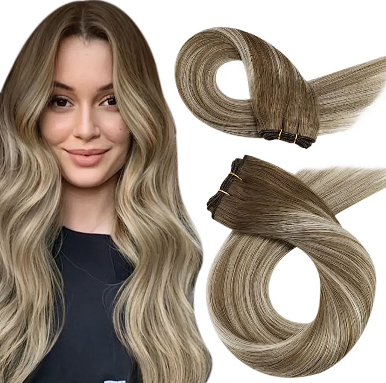 Mini Set Clip-On Balayage #7 #18L - Extensii de par București